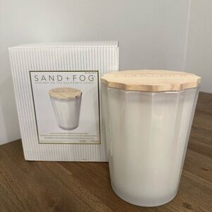 Sand + Fog 57 Oz Ocean Mist Scented Soy Wax Blend Candle New Open Box Cali Coast